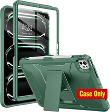 Case for iPad Pro 11-inch M5/M4 2025/2024 - Built-in Screen Protector, Kicksta
