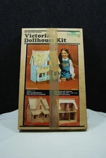 Vintage 1981 Victorian Dollhouse Kit  “The Arthur” #8012 Greenleaf "Complete"