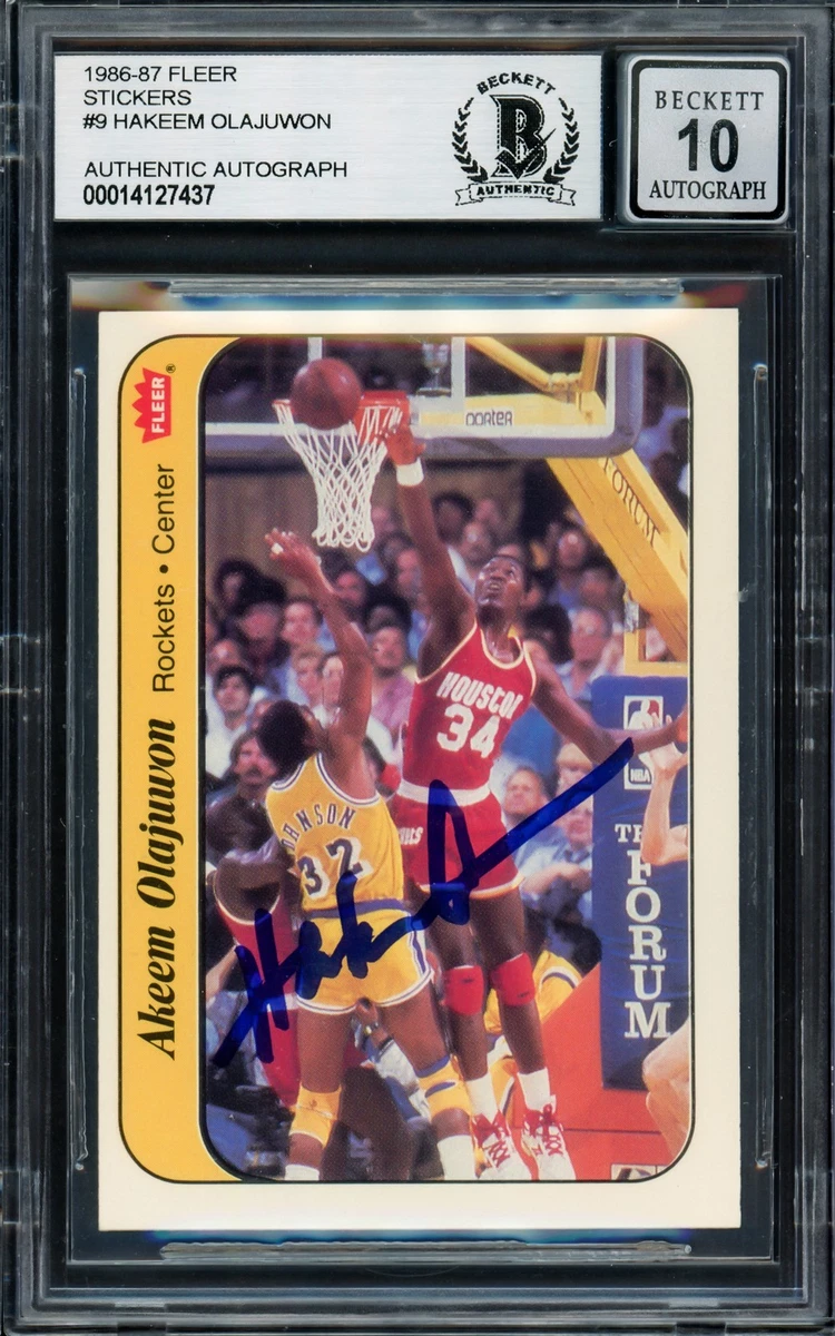 その他 star85 akeem olajuwon RC!!! 1984-85 Star - Hakeem Olajuwon
