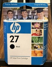 Twin HP 27 Black Ink Cartridge C8727AN - Factory Sealed