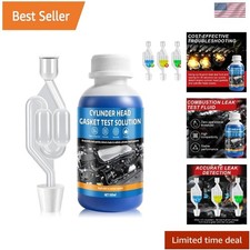 Head Gasket Tester Kit Combustion Leak Detector Universal Radiator Adapter