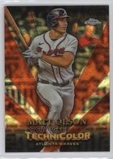 2023 Topps Chrome Logofractor Edition Orange Refractor 11/25 Matt Olson v9t