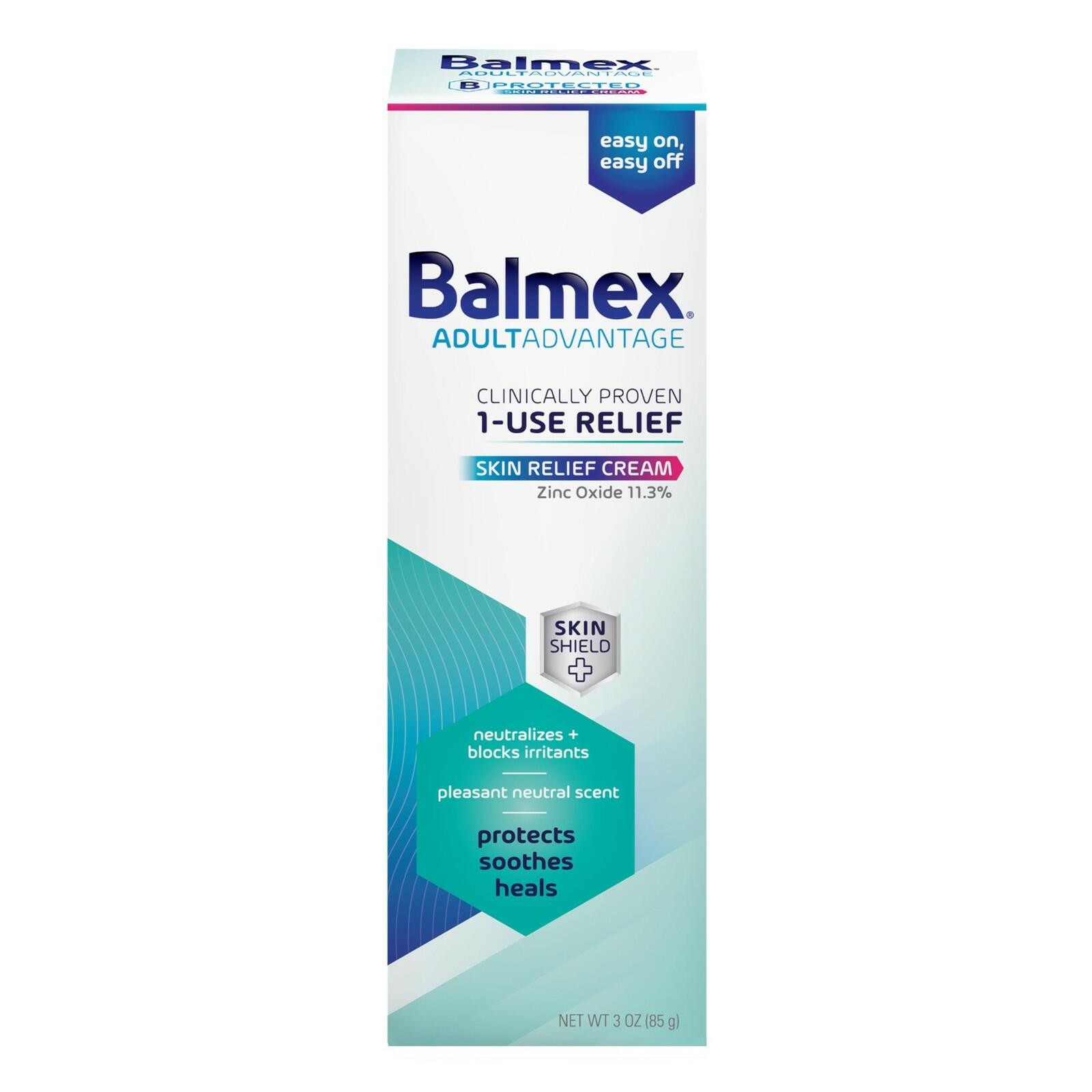 Balmex Adultadvantage Bprotected Skin Relief Cream, With Skinshield Technology,