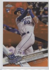 2017 Topps Chrome Orange Refractor 19/25 Hunter Dozier #101 4g0
