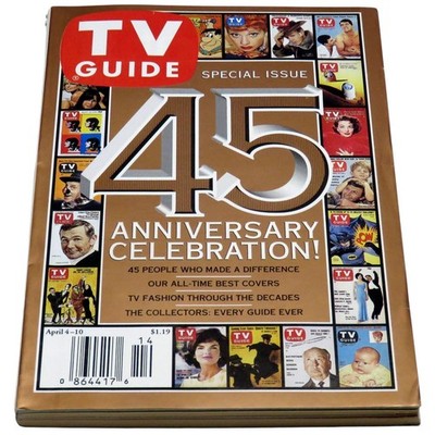 TV Guide  April 1998 45 Anniversary Celebration Special Issue Collectors Edition