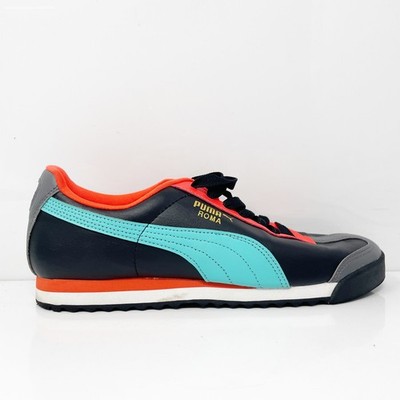 Puma Mens Roma Basic Plus 369571-04 Black Casual Shoes Sneakers Size 7.5