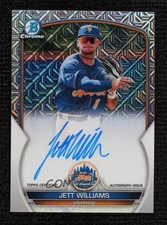 2023 Bowman Chrome Prospect Mega Box Auto Jett Williams #BMA-JW Auto 1k9t