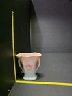 Hull Pottery Vase Double Handle Pink Blue Bleeding Heart 5"