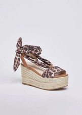 Liujo Donna Sandali zeppa con foulard