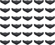 30PCS Box Corner Guard Furniture Edge Protectors 1.89" 1.89" 0.43" Black Corner
