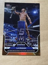 2025 Topps NOW WWE 115 ILJA  DRAGUNOV SMACKDOWN ORANGE 4/25