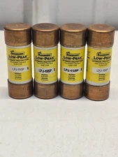 Bussman LPJ-15SP Low-Peak Dual Element Time Delay Fuse 15A 600Vac Lot of 4 i8