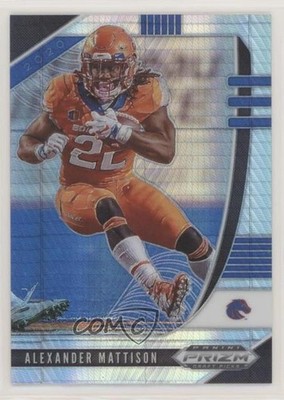 2020 Panini Prizm Draft Picks Hyper Prizm 68/75 Alexander Mattison #4 0h3t