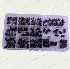 NEW 145Pcs Inductor Choke Assortment Kit Plastic Box 12Values 10uH-10mH