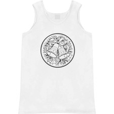 'Christmas Bells With Holly' Adult Vest / Tank Top AV058398