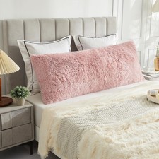 Body Pillow Cover with Zipper Closure,Luxury Shaggy Ultra Soft Plush Faux Fur...