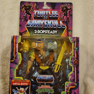 Masters of the Universe x TMNT Turtles of Grayskull 2-Bopsteady, Unpunched, New
