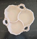 Vintage Cambridge Crown Tuscan Charleton Rose Divided Candy Dish — photo 3