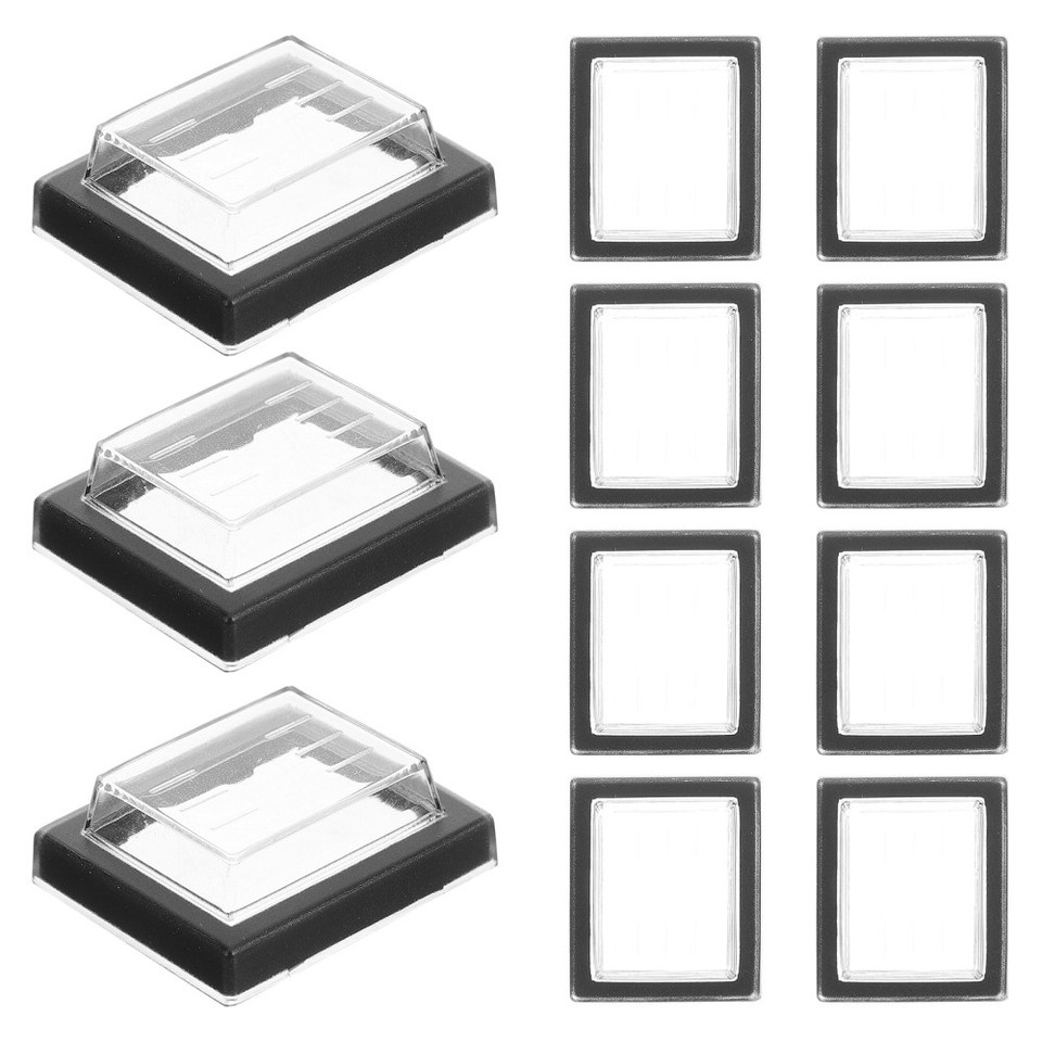 15 Pcs Rocker Switch Emergency Shut off Button Cover Plastic Push | eBay UK