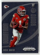 2024 Panini Prizm Deca #7 Xavier Worthy Downtown Bound RC