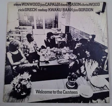 Welcome To The Canteen Record LP Traffic Etc. 1971 Vg/ Vg+ Condition 