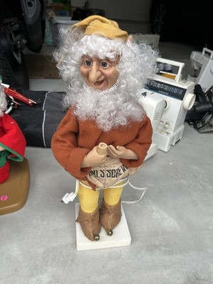 vintage Telco Motion-ette animated Santa's helper elf figure