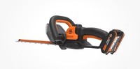 WORX Powershare Cordless Hedge Trimmer 20V 52cm 2.0Ah Battery and Charger WG264E