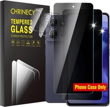 4 Pack Privacy Screen Protector for Motorola Moto G 5G Power 2025 with Camera Le