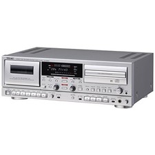 TEAC AD-RW950-S CD Recorder Cassette Deck Silver Used