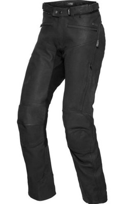 Lederhose FLM Touren Nubuk 1.0 11012201306 Motorrad Leder Schwarz