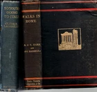1905 2 BOOKS ITALY ROME WITH MANY MAPS FIRST EDITIONS UK