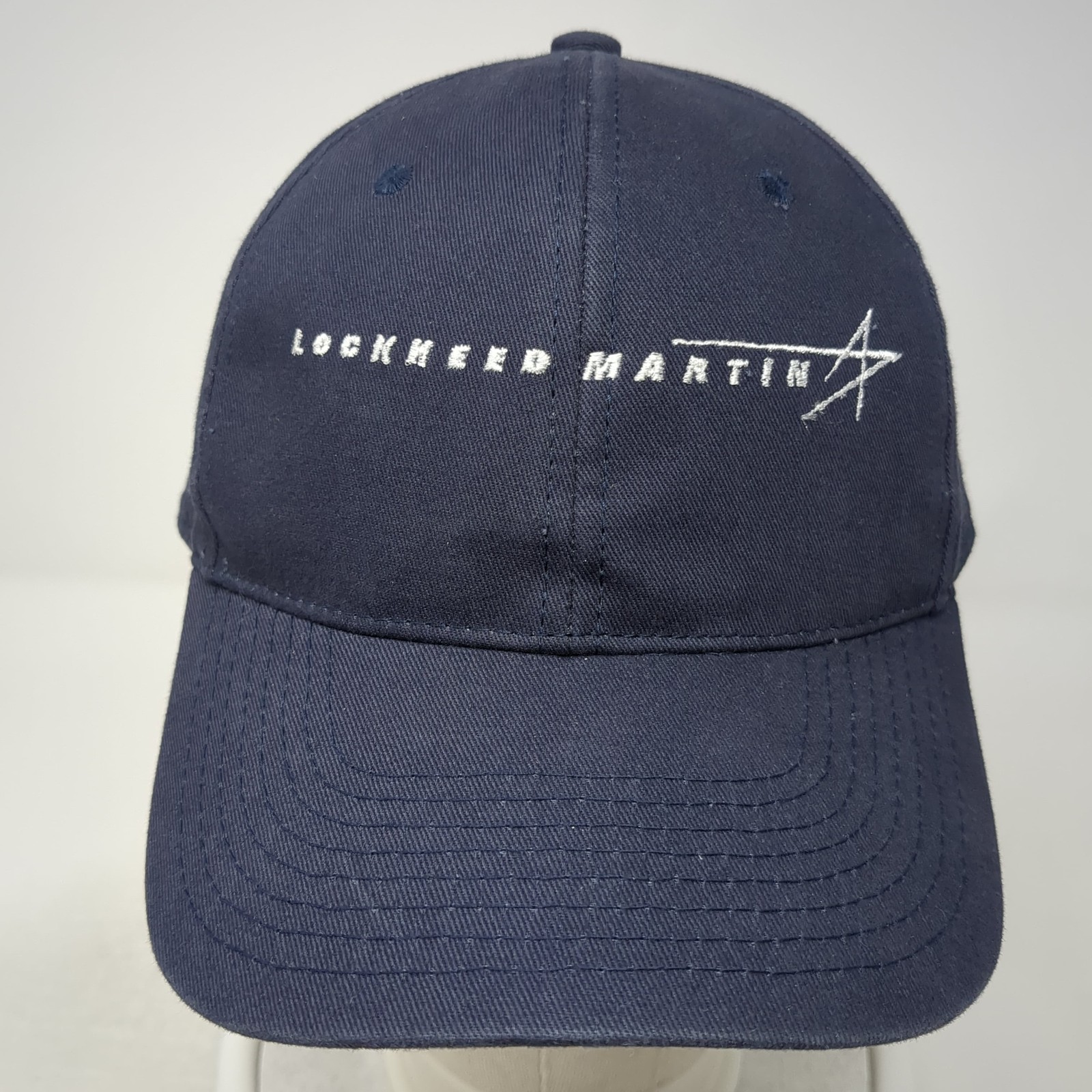 Lockheed Martin Strapback Hat Blue One Size Embro… - image 2