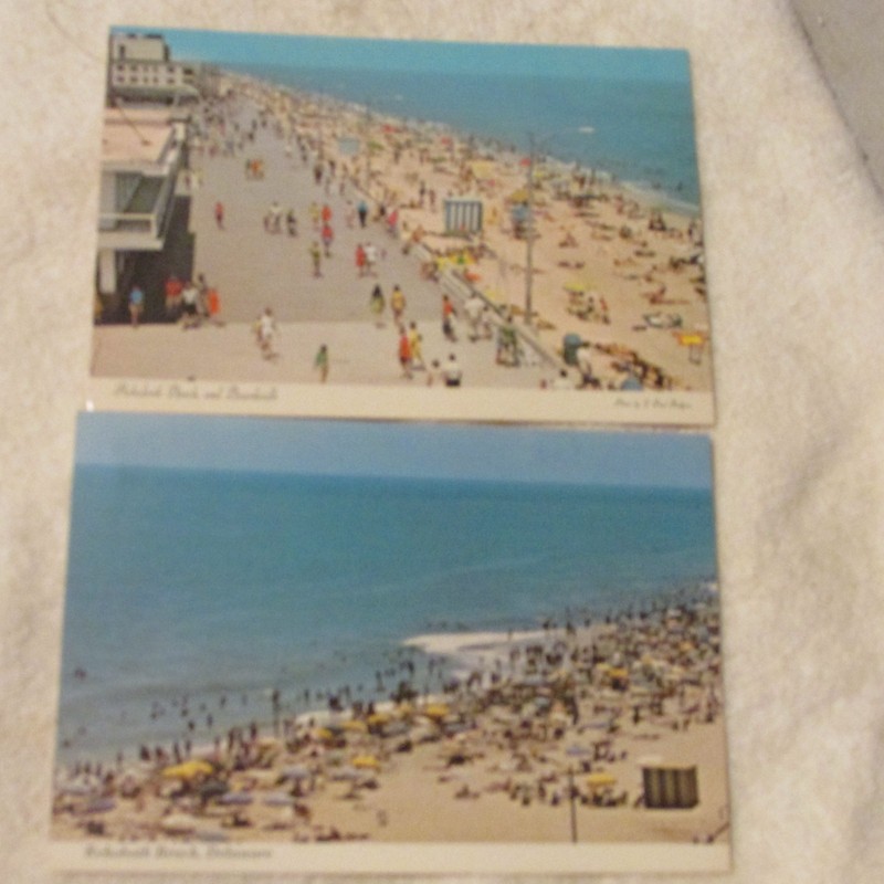 2 Postcards Rehoboth Beach & Boardwalk 