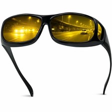 Night Driving Glasses Fit Over for Men Women, Anti Glare Polarized Night Visi...