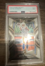 2020 Panini Select - Club Level Justin Herbert #244 (RC)