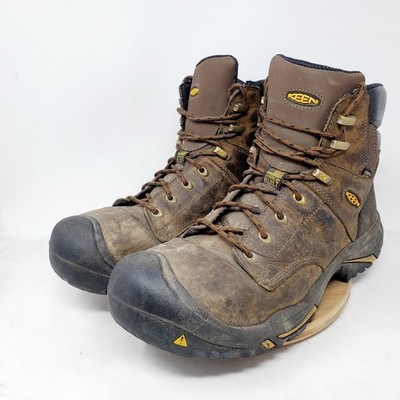 KEEN Utility Mt Vernon Boot Mens 13EE Brown Leather Safety Toe Work Shoes USA Men main image 2