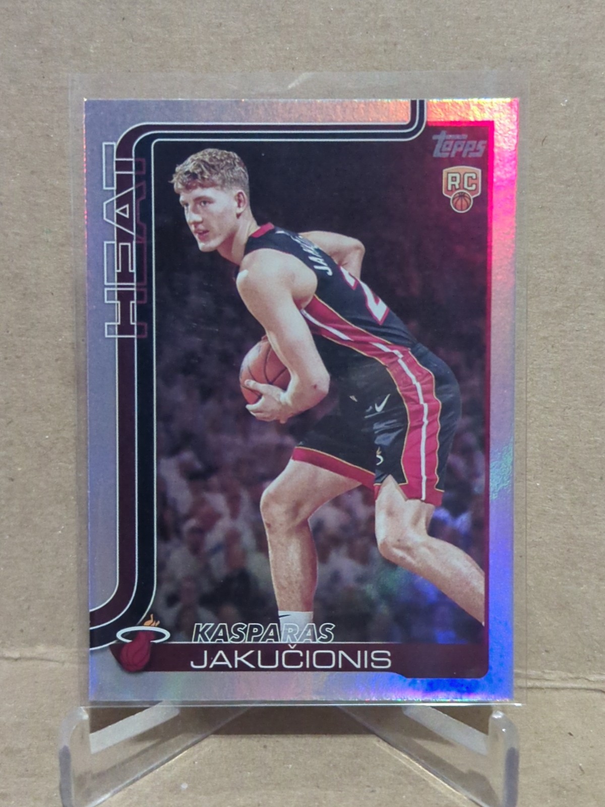 2025-26 Topps Holo Foil Rookie #220 Kasparas Jakucionis
