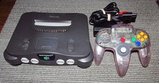 Nintendo 64 Console with 1 Controller & Cables Tested Fast Shipping