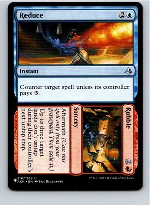 Magic the Gathering Reduce // Rubble Amonkhet MTG Free Shipping!