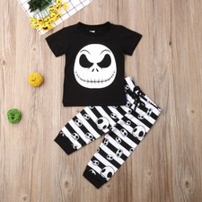 NEW Jack Skellington Nightmare before Christmas Boys Outfit Set
