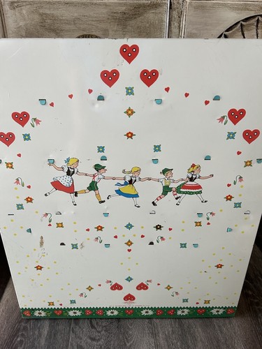 Wolverine Tin Litho Blue Hutch Kitchen with Play Dishes Vintage - Picture 16 of 16