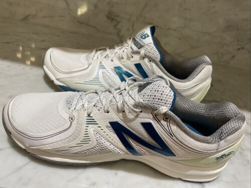 Zapatos de entrenamiento cruzado New Balance 1267 V1 talla 12 D blancos/azules MX1287BL - Imagen 1 de 8