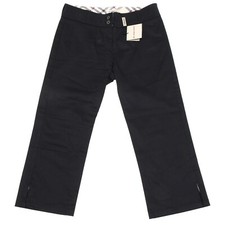 4979H pinocchietti bimba neri BURBERRY pantaloni trousers pants kids