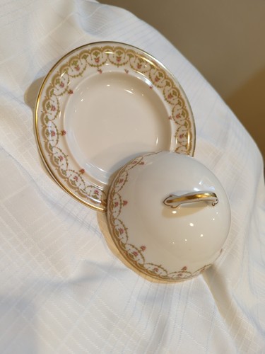 Theodore Havilland BEDECKTE BUTTER Limoges Frankreich WASHINGTON DC Dulin & Martin Co - Bild 6 von 7