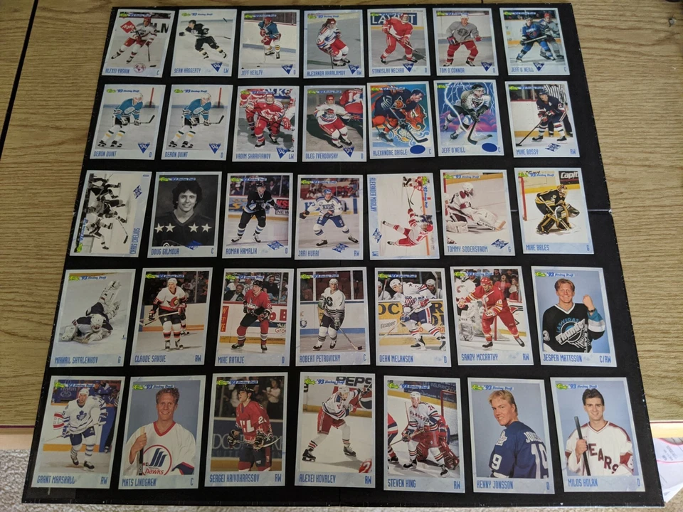 1993 Classic Hockey Draft Cards #1 -150 & Inserts Nr Mt & Mint Canadians Welcome - Image 3 of 3