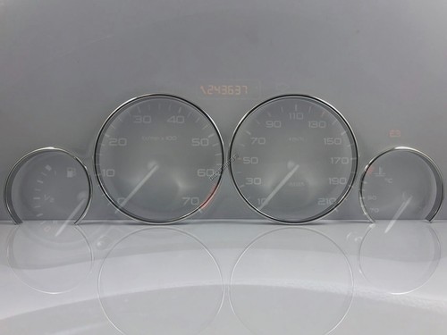 Per Citroen Berlingo 03-07 Anelli Alluminio Strumenti Strumentazione 4 pezzi - Foto 2 di 8