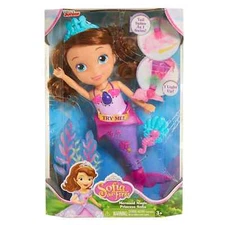 Disney Junior Mermaid Magic Princess Sofia Toy Doll Sings And Tail Light Up NEW