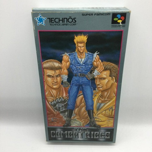 THE COMBATRIBES Nintendo Super Famicom Japan Import Kostenloser Versand FedEx...
