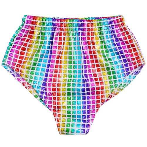 Kids Girls Panties Cheerleading Bottoms Workout Briefs Metallic Sportwear Big - Picture 14 of 58