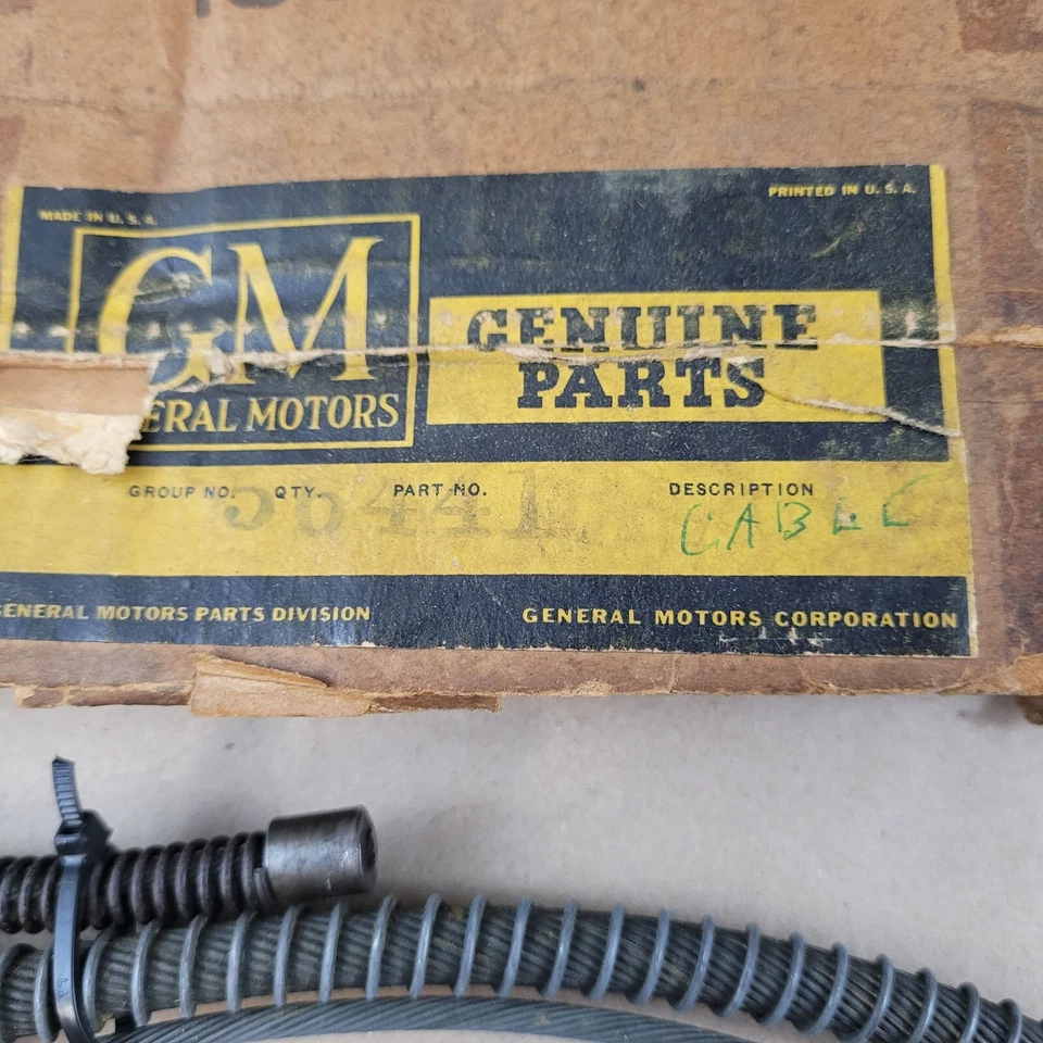 Nuevo cable de freno trasero NOS GM 564415 1954 1955 Oldsmobile 98 Olds Foto 2 de 4